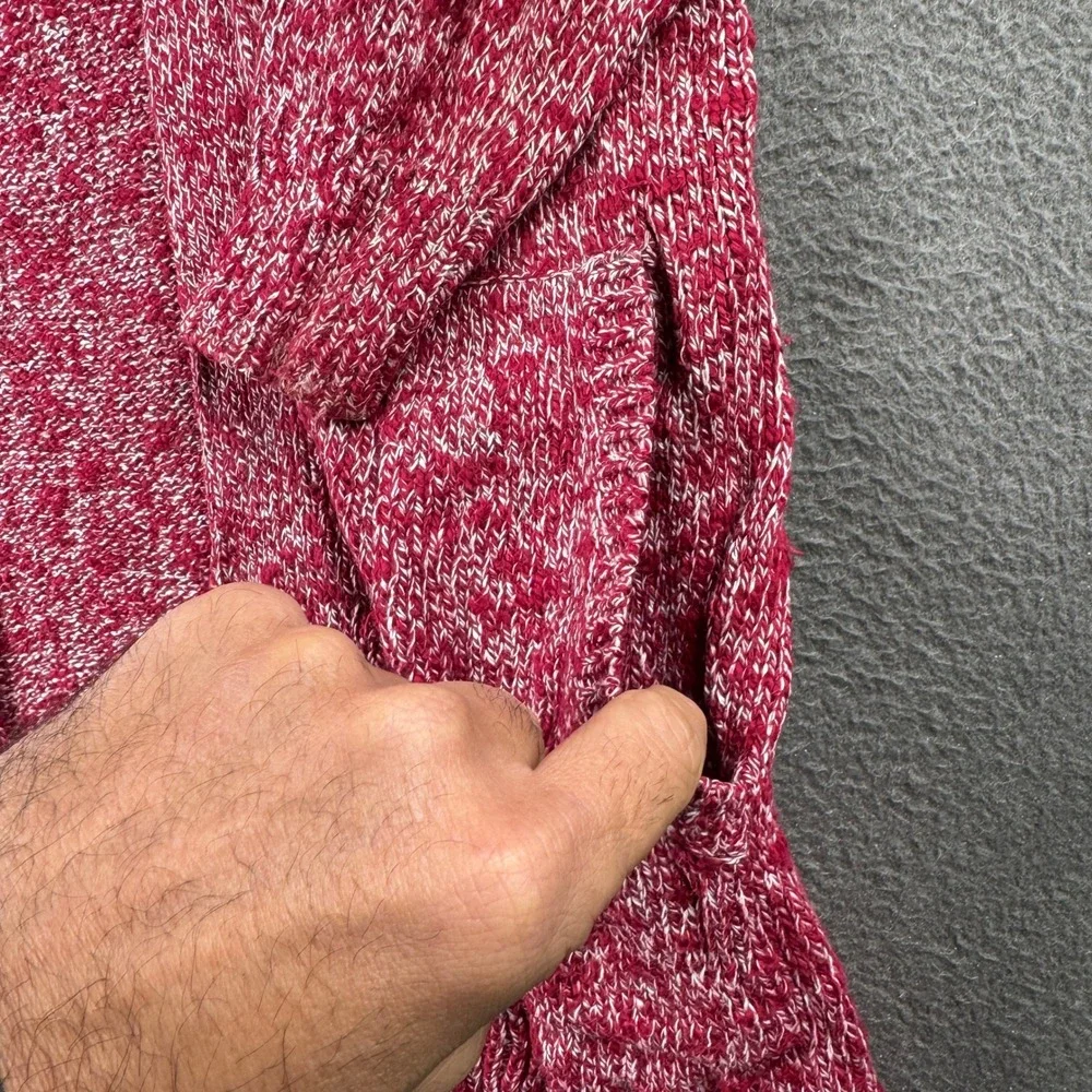 Vintage LL Bean Cardigan Sweater Women XS Marled‎ Cozy Boho Distressed Cottage